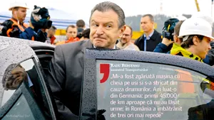 Şoferul Radu Berceanu: „Mi se rupe sufletul când văd pe ce drumuri merg cu maşina. Mi-au şi zgâriat-o cu cheia”
