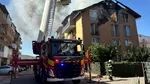 Un incendiu a izbucnit la mai multe apartamente ale unui bloc din Florești. Flăcările s-au extins și la acoperiș