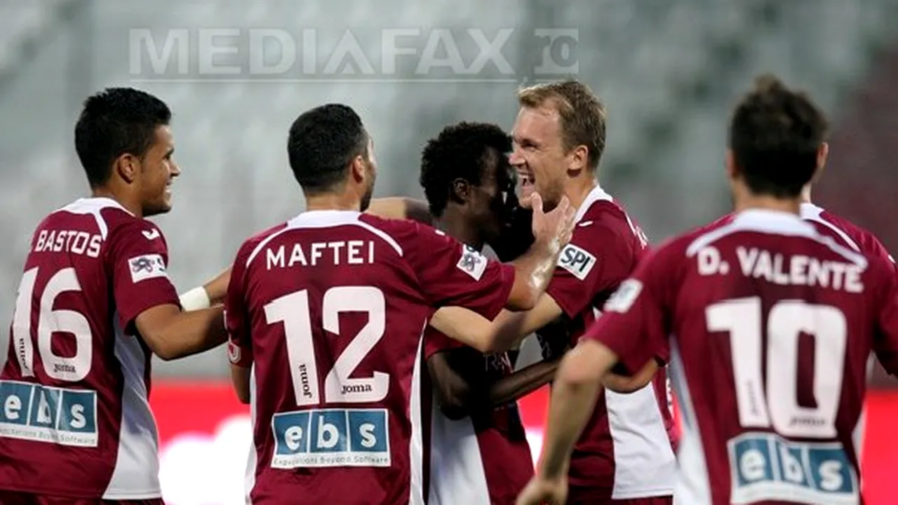 Liga I: CFR Cluj - Gloria Bistriţa, scor 5-1
