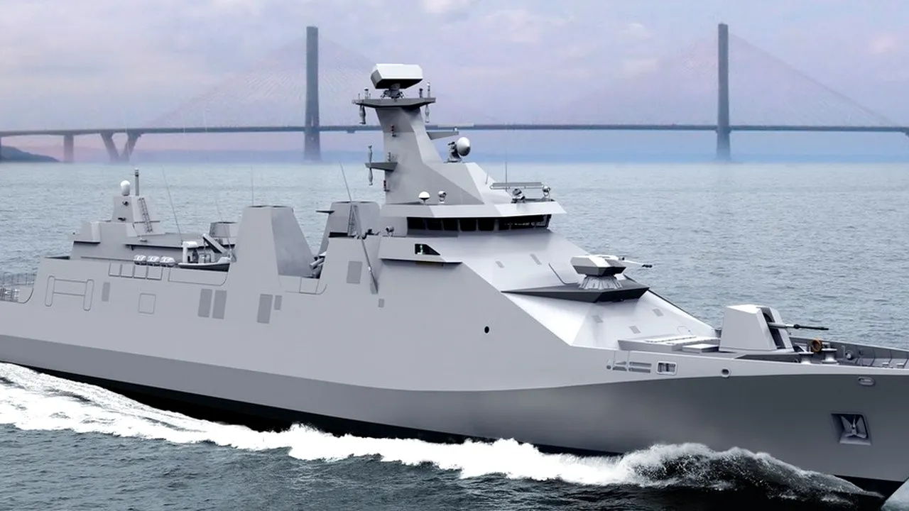Proiect: MApN intenţionează să cumpere patru nave militare, care ar urma să fie construite de Şantierul Naval Damen Galaţi