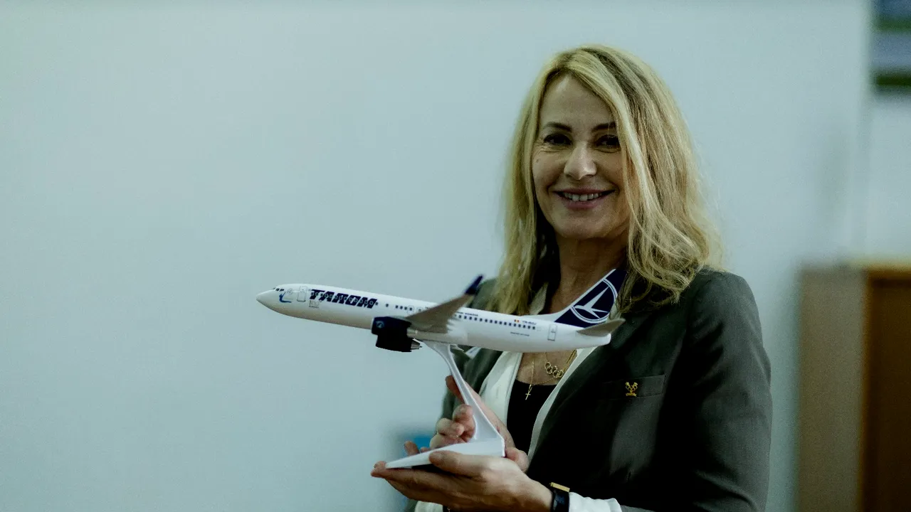 Aeronava TAROM care îi va duce pe sportivii români la Jocurile Olimpice poartă numele Nadia Comăneci