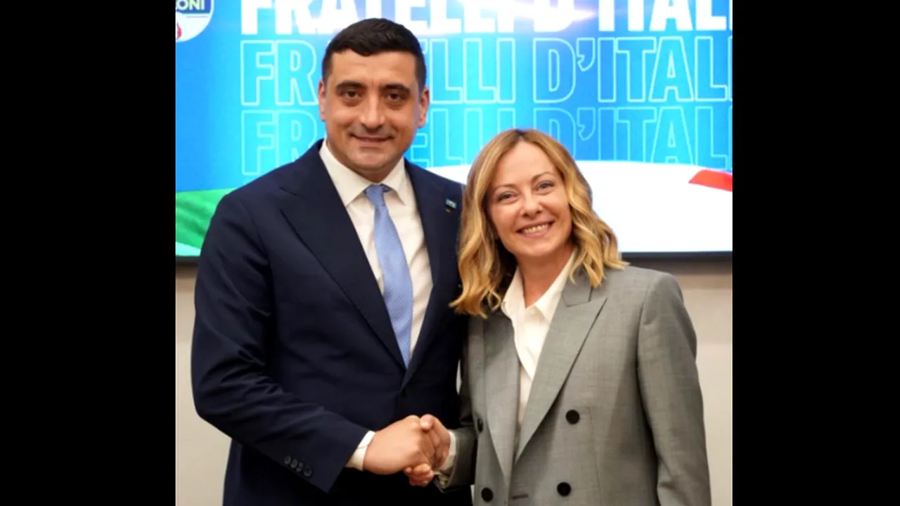 George Simion s-a întâlnit la Roma cu premierul Italiei, Giorgia Meloni: „Avem prieteni, avem aliați”