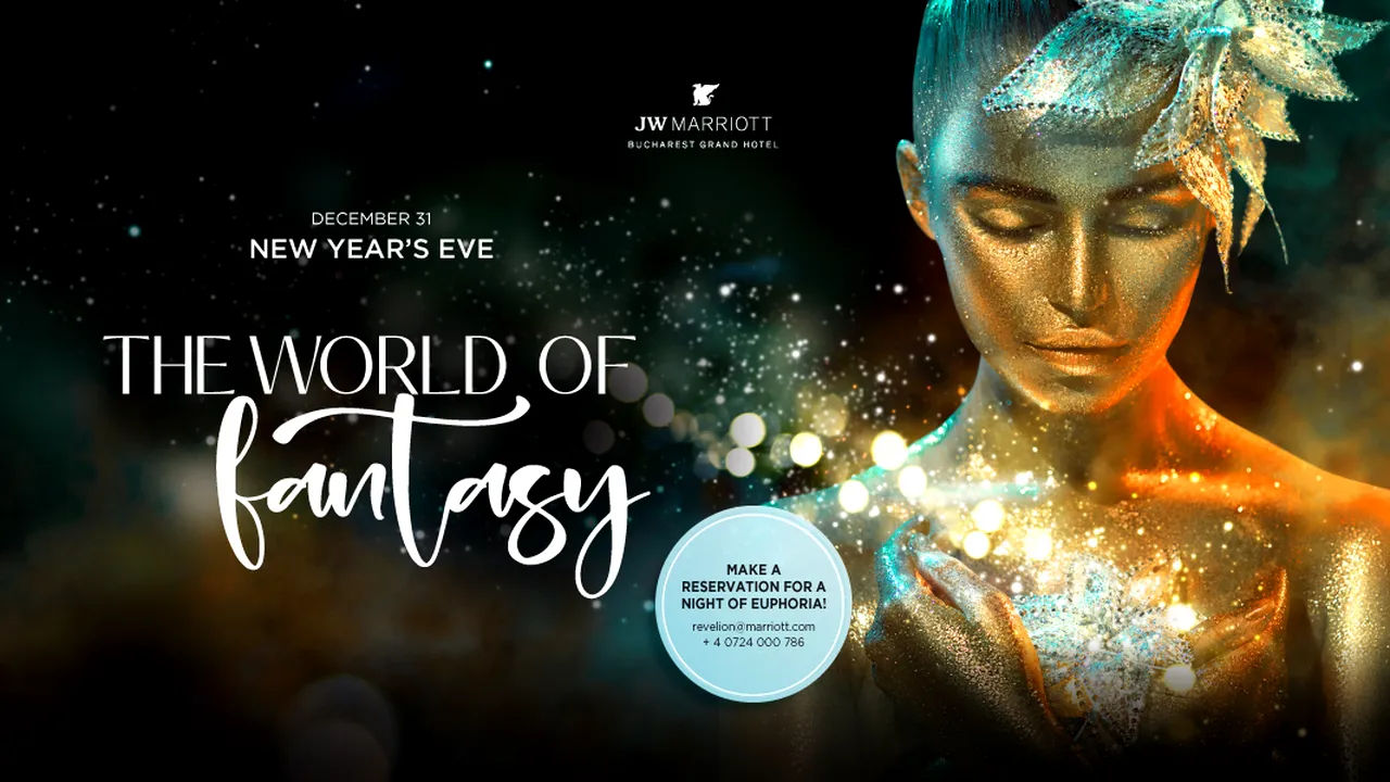 Revelion 2023 la JW Marriott Bucharest Grand Hotel. LET’S GET IT STARTED, ONCE AGAIN!