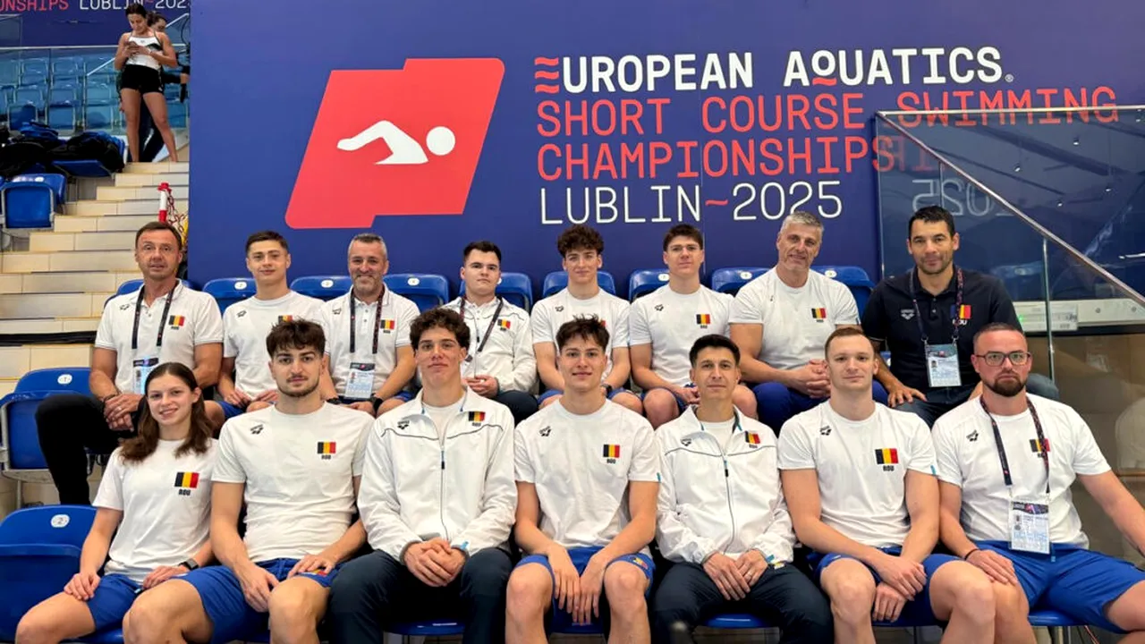 Opt sportivi români participă la Campionatul European de înot în bazin scurt de la Lublin