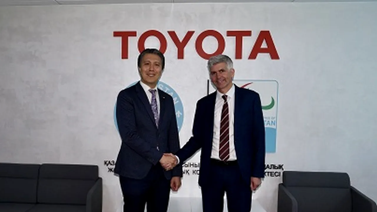 Toyota se bazează tot mai mult pe parteneriatul cu Gebrüder Weiss în Kazakhstan