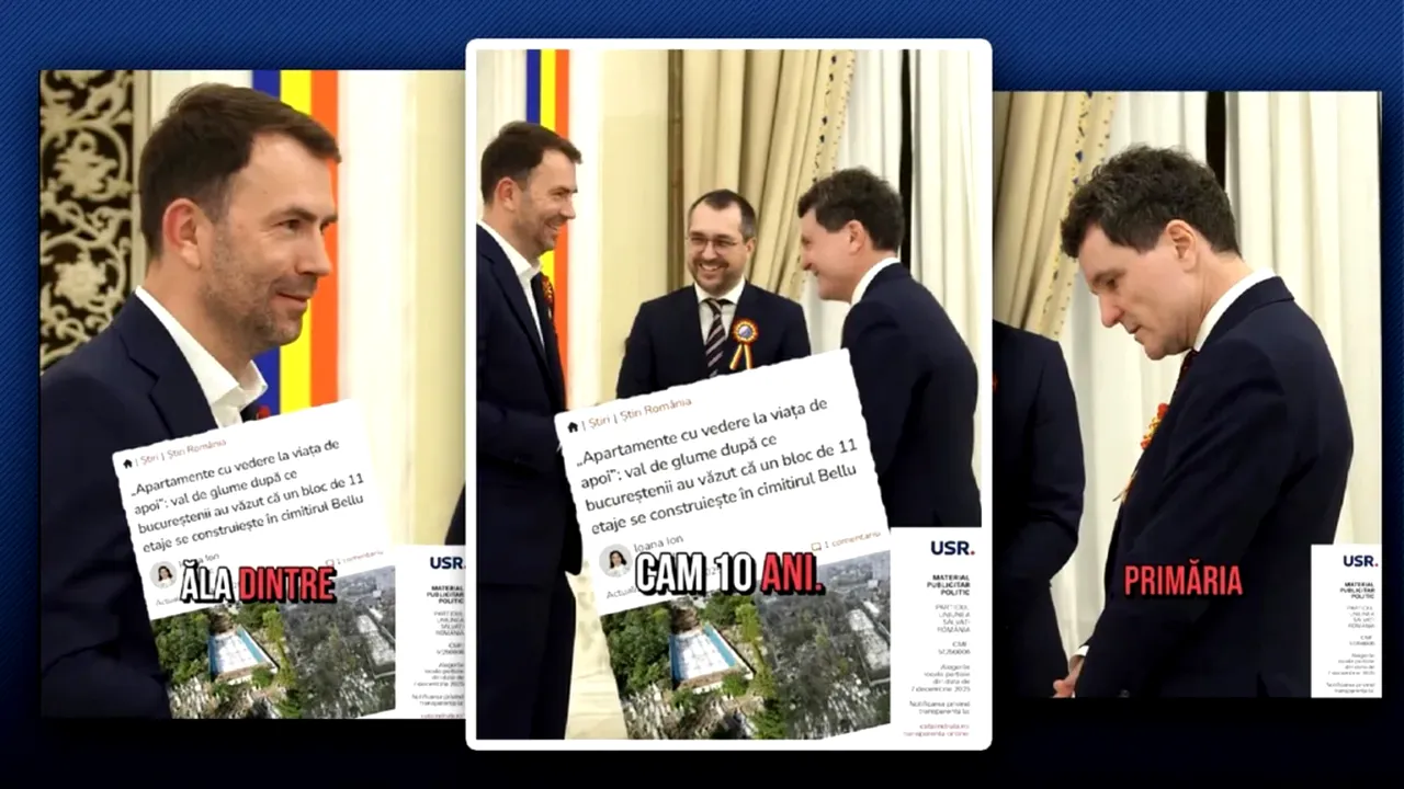 BEC București declară ilegal clipul filmat la Palatul Cotroceni cu Nicușor Dan, Cătălin Drulă și Vlad Voiculescu. BEC cere stergerea acestuia