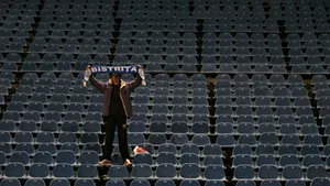 Suporter bistriţean cu dosar penal pentru încălcarea interdicţiei de a intra pe stadion