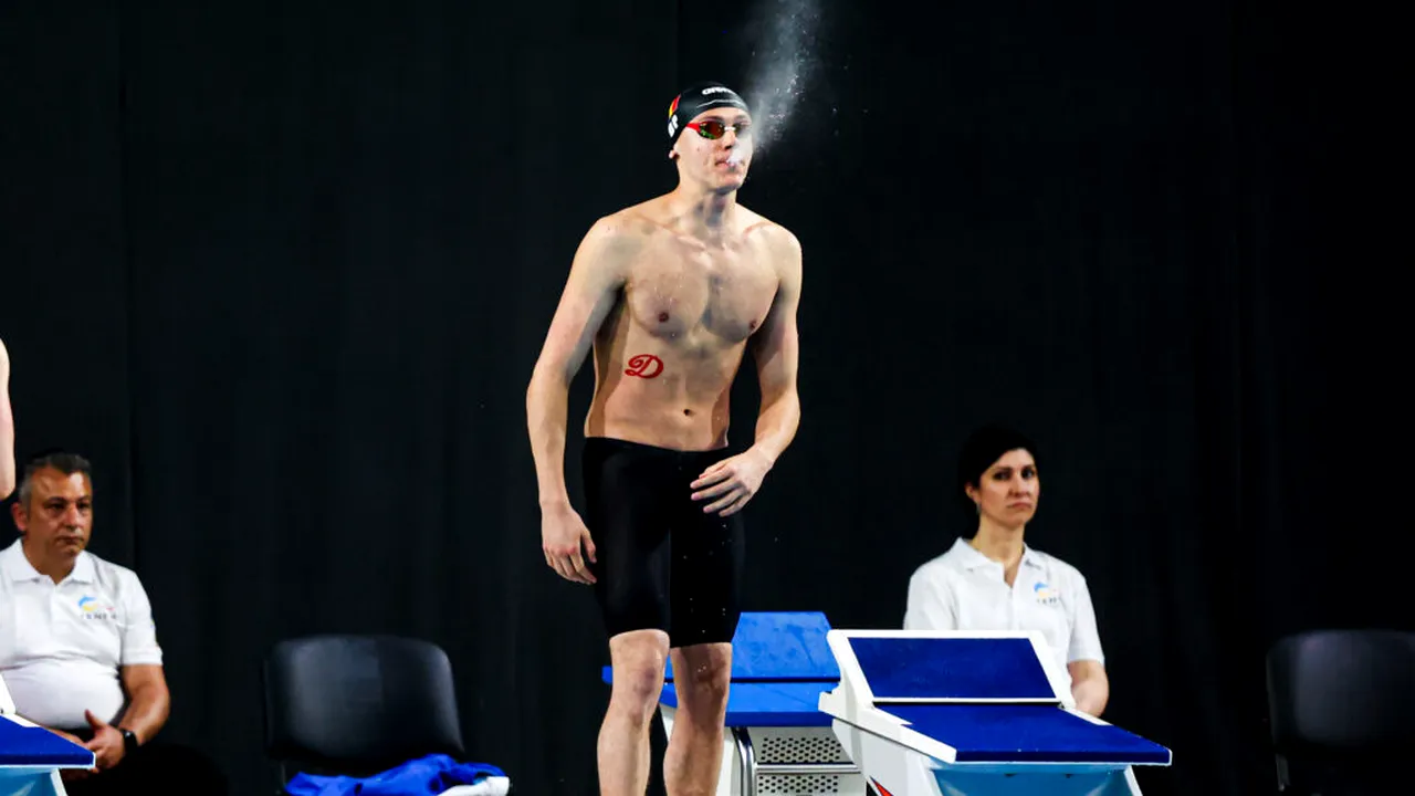 David Popovici a câștigat aurul la 100 m liber la Trofeul Settecolli, cu un nou record al competiției