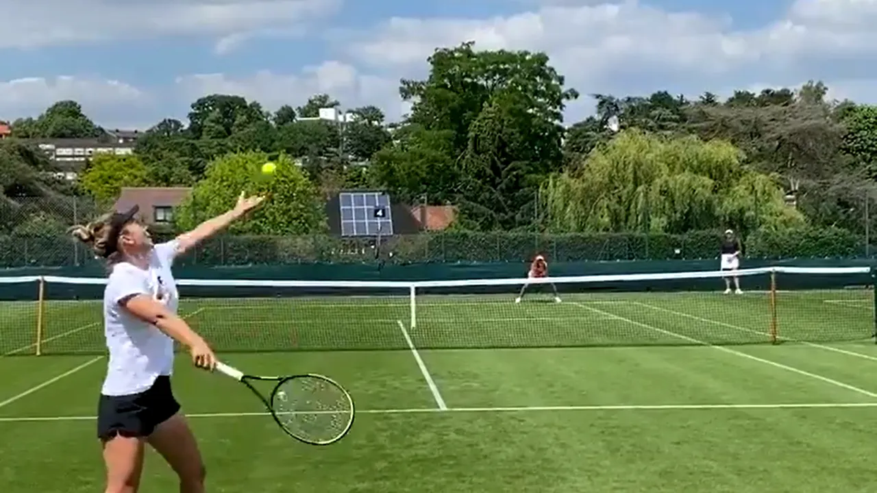 Organizatorii de la Wimbledon i-au făcut o surpriză Simonei Halep. VIDEO