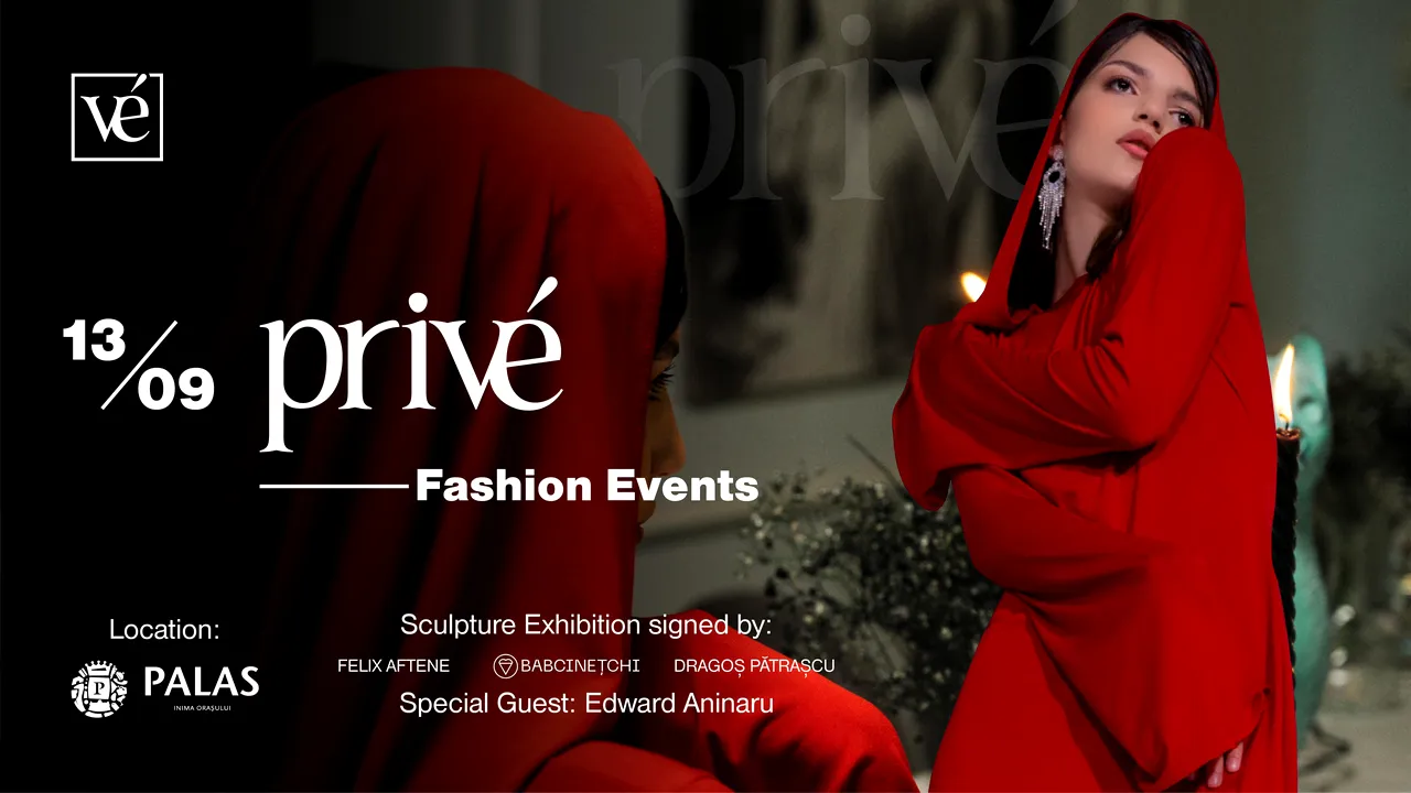 Privé Fashion Events 2024 - o adevărată degustare a modei şi artei găzduită de Grădina Palas Iaşi