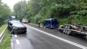 Accident rutier pe DN 1 Cluj-Napoca - Oradea: trei persoane primesc îngrijiri medicale