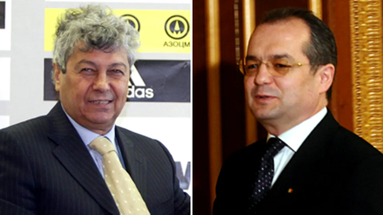 Boc l-a invitat la Guvern pe Lucescu