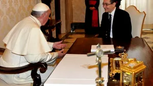 Ponta a fost primit în audienţă de Papa Francisc - FOTO