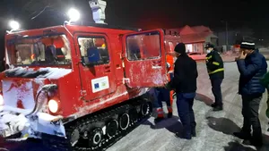 Bilanţul viscolului din Dobrogea: Peste 1.300 de persoane în 613 maşini blocate de vremea rea - FOTO, VIDEO