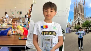 Karlos Tănăsucă, micul geniu al calculelor, a fost părăsit de mamă la doi ani. Puştiul de 10 ani rezolvă un exerciţiu format din 70 de termeni în doar 0,5 secunde