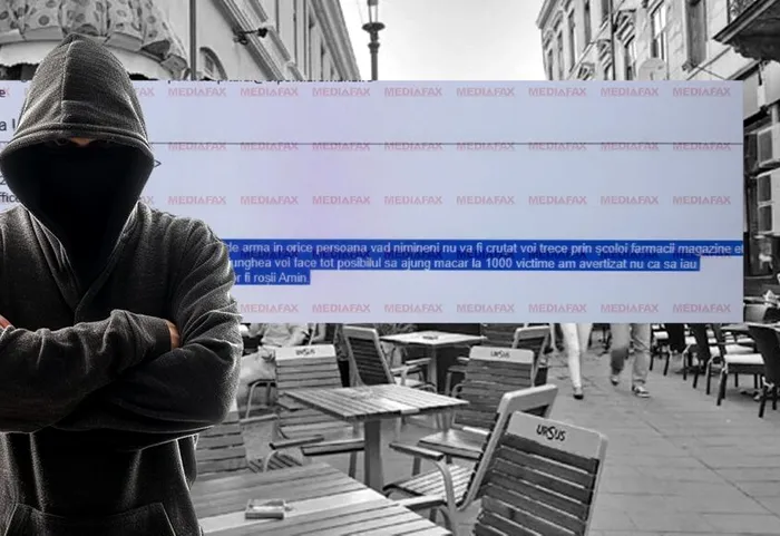 EXCLUSIV. Alertă în Poliție și SRI! E căutată o persoană care a anunțat că va masacra 1.000 de oameni în centrul Capitalei: ”Nimeni nu va fi cruțat” (FOTO)