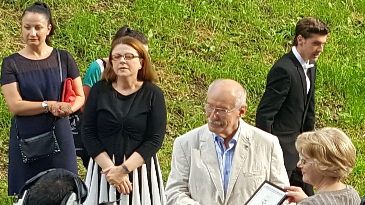 Victor Rebengiuc şi Tim Robbins au primit stele pe Aleea Celebrităţilor din Sibiu - GALERIE FOTO
