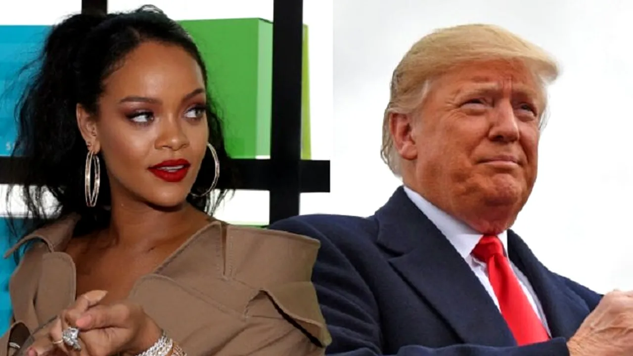 Rihanna nu-l mai vrea pe Trump preşedinte 