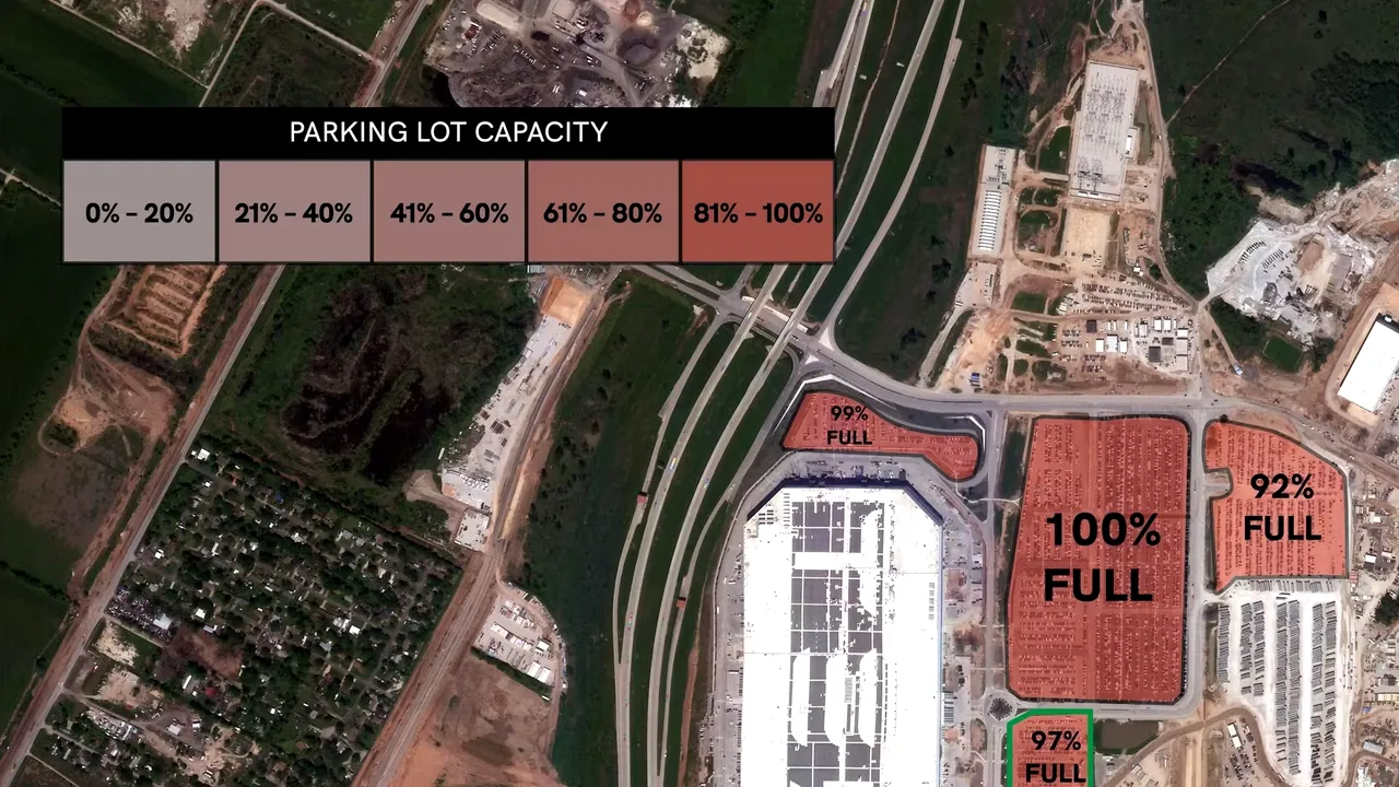 Tesla are atâtea maşini nevândute încât pot fi observate din spaţiu