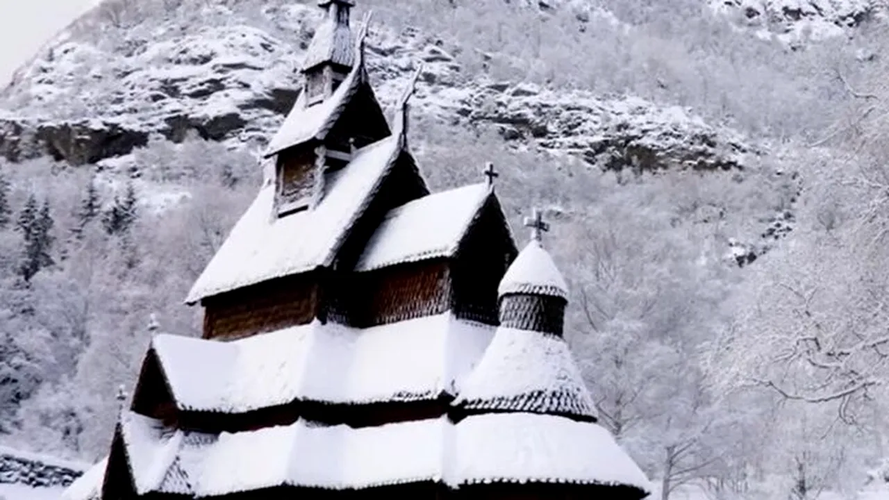 Casele vechi scandinave au un truc incredibil pentru iarnă! Nu e frig nici măcar la minus 30 de grade - VIDEO