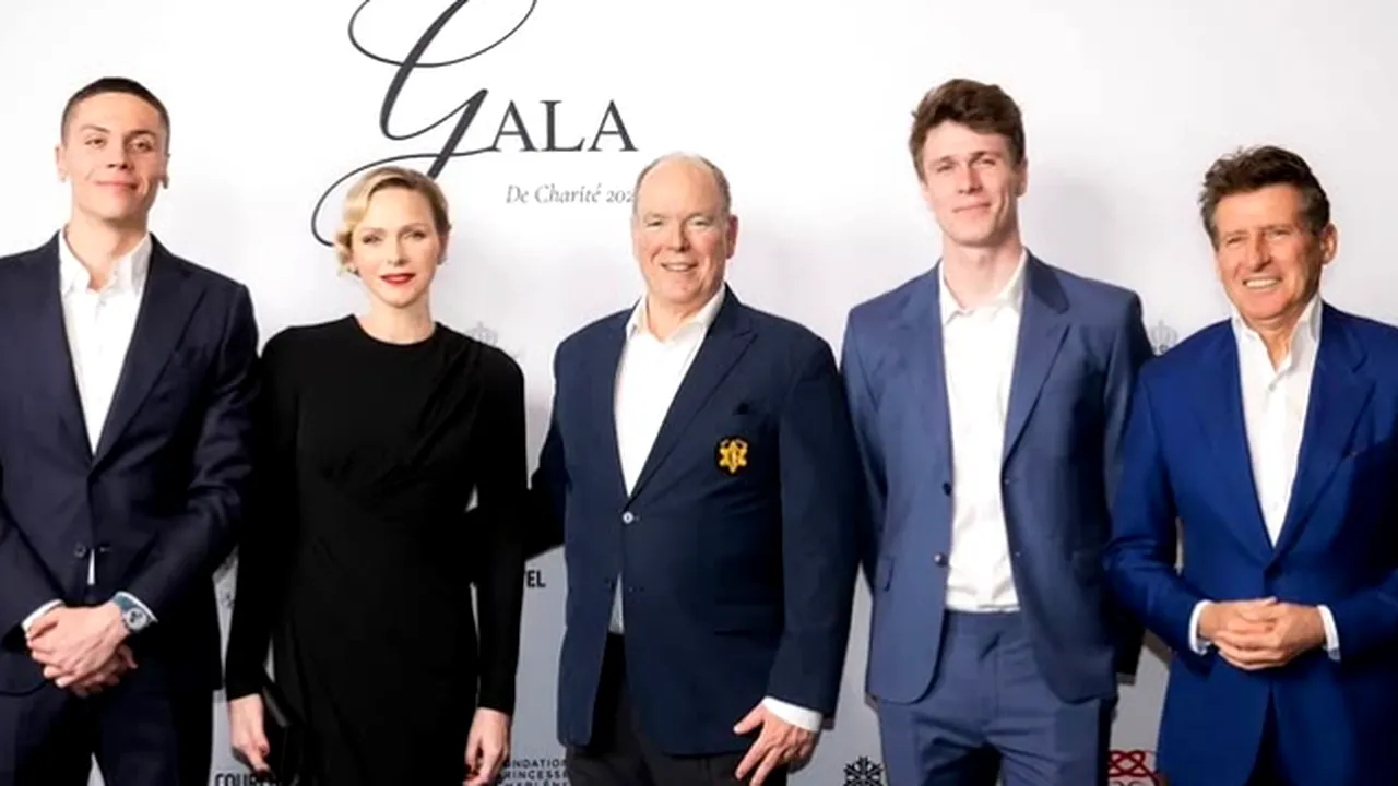 David Popovici şi Prinţesa de Monaco strâng fonduri pentru copiii care vor să înoate