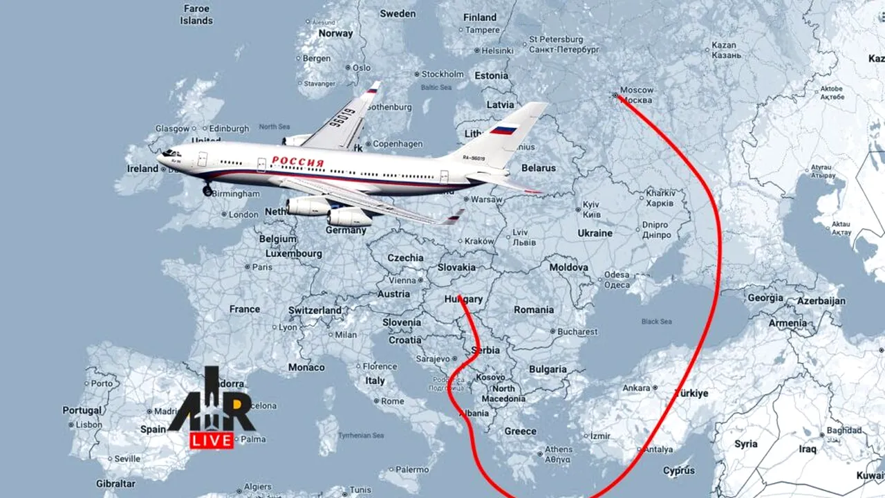 Ruta secretă pe care ar putea zbura Putin către Budapesta pentru a evita sancțiunile europene