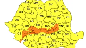 Vremea. Cinci zile de ger, cu temperaturi sub minus 20 de grade. ANM a emis o avertizare Cod portocaliu de vânt în 14 judeţe