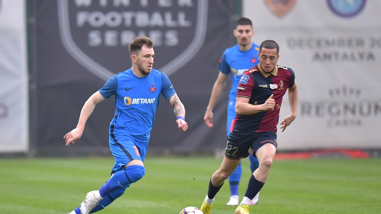 FCSB pierde primul meci amical al iernii. Remize pentru Sepsi OSK Sfântu Gheorghe şi U Craiova