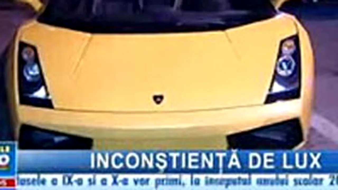 Curse cu Lamborghini pe Calea Dorobanţilor