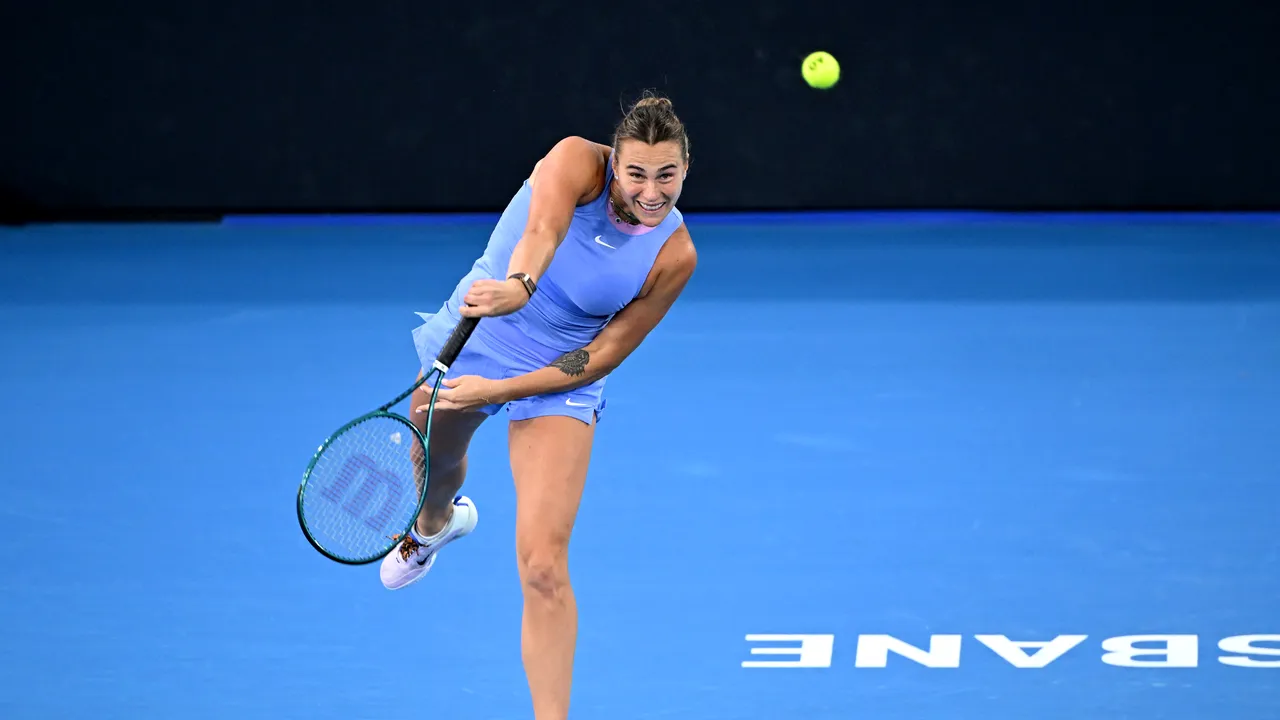 Aryna Sabalenka se califică pentru a treia oară consecutiv în finala Australian Open
