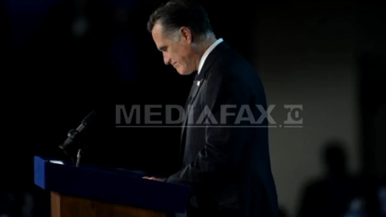 Mitt Romney a recunoscut victoria lui Barack Obama în alegerile prezidenţiale din SUA - VIDEO