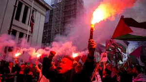Demonstrații pro-palestiniene la meciul Norvegia - Israel