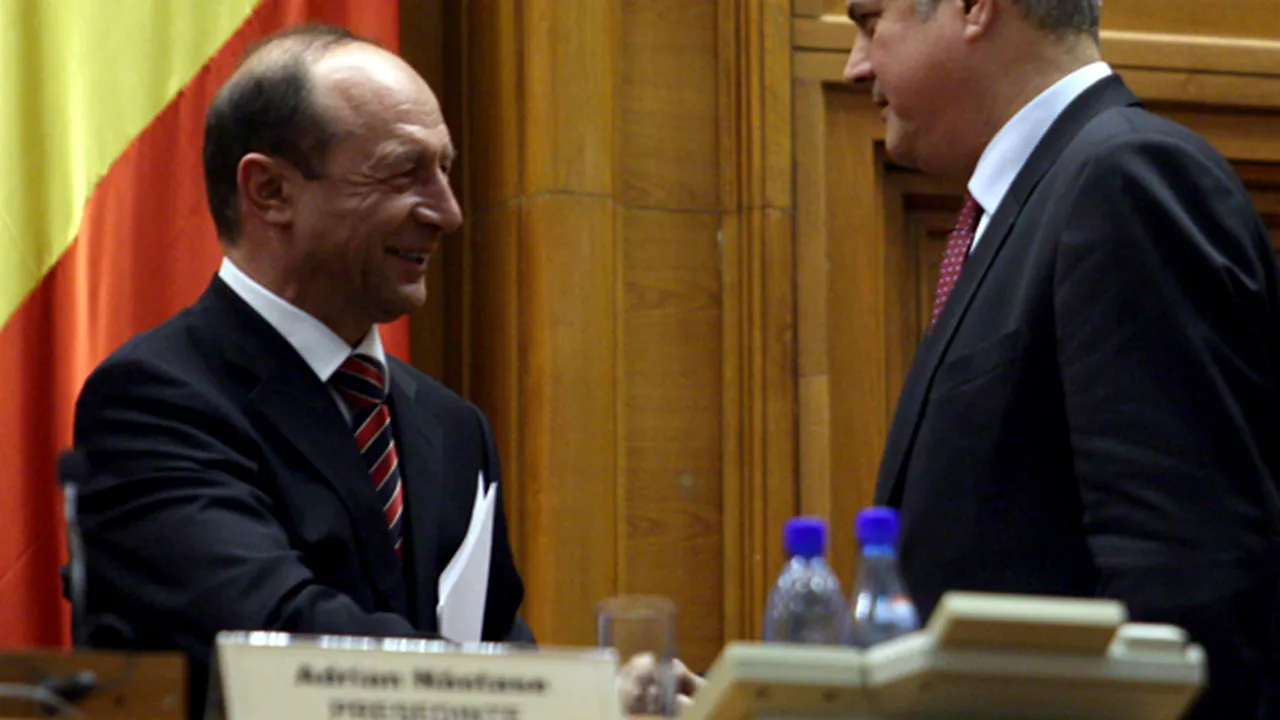 Băsescu: M-am întâlnit de trei ori cu Năstase, la solicitarea lui