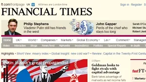 Grupul Pearson a decis să vândă publicaţia Financial Times unei companii digitale de ştiri 