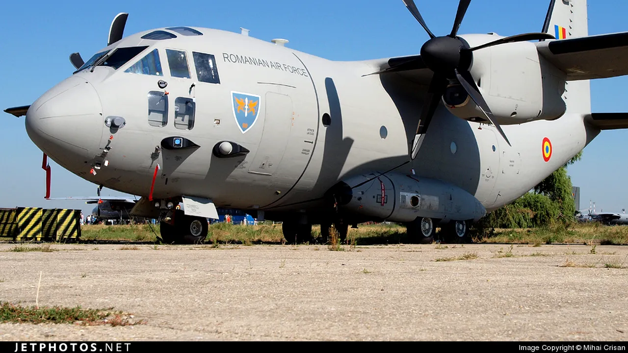 Forţele Aeriene Române trimit două avioane Spartan pentru a stinge incendiul din Mehedinţi