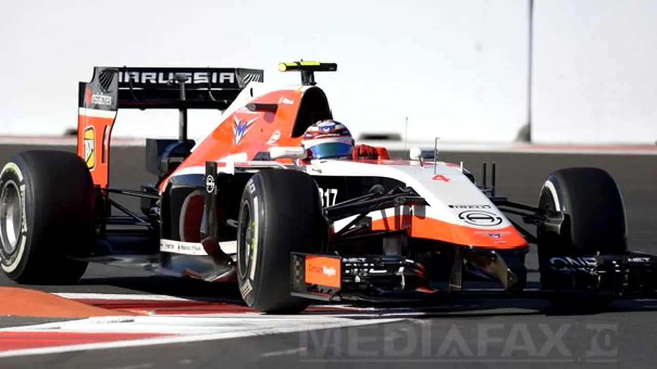 Activele echipei Marussia vor fi scoase la licitaţie