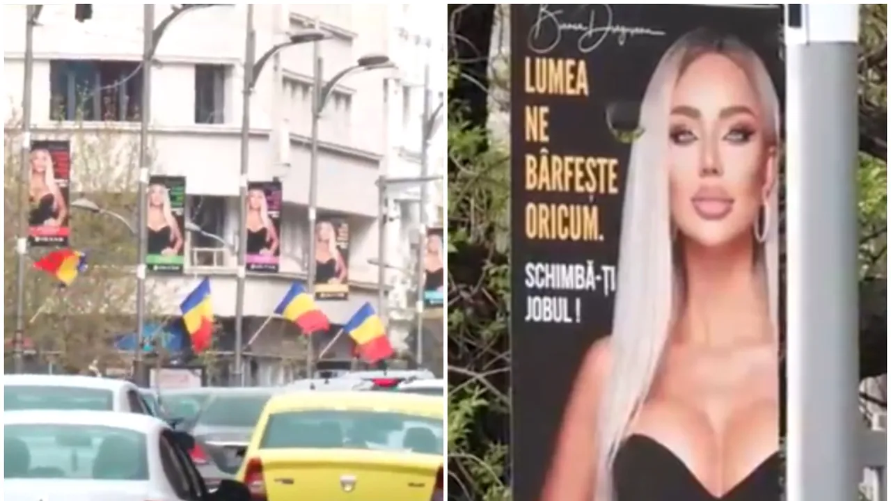 Centrul oraşului Bucureşti, împânzit de reclame la un studio de videochat. Campania, comentată de Bogdan Naumovici