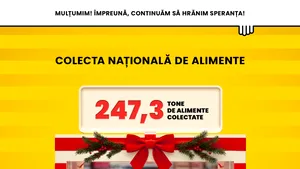 Peste 247.000 kg de alimente donate în magazinele PENNY la Colecta Națională de Alimente – ediția de Crăciun 2025