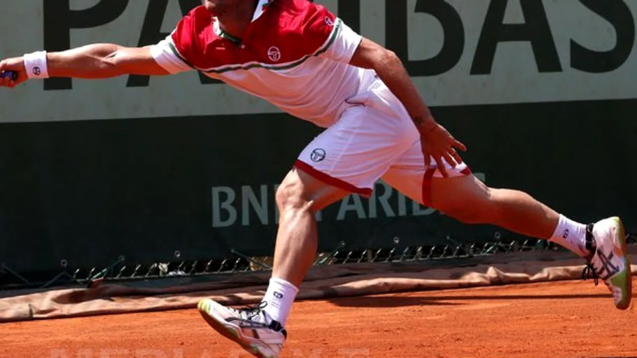 Ungur l-a eliminat pe Nalbandian şi îl va întâlni pe Federer în turul doi la Roland Garros