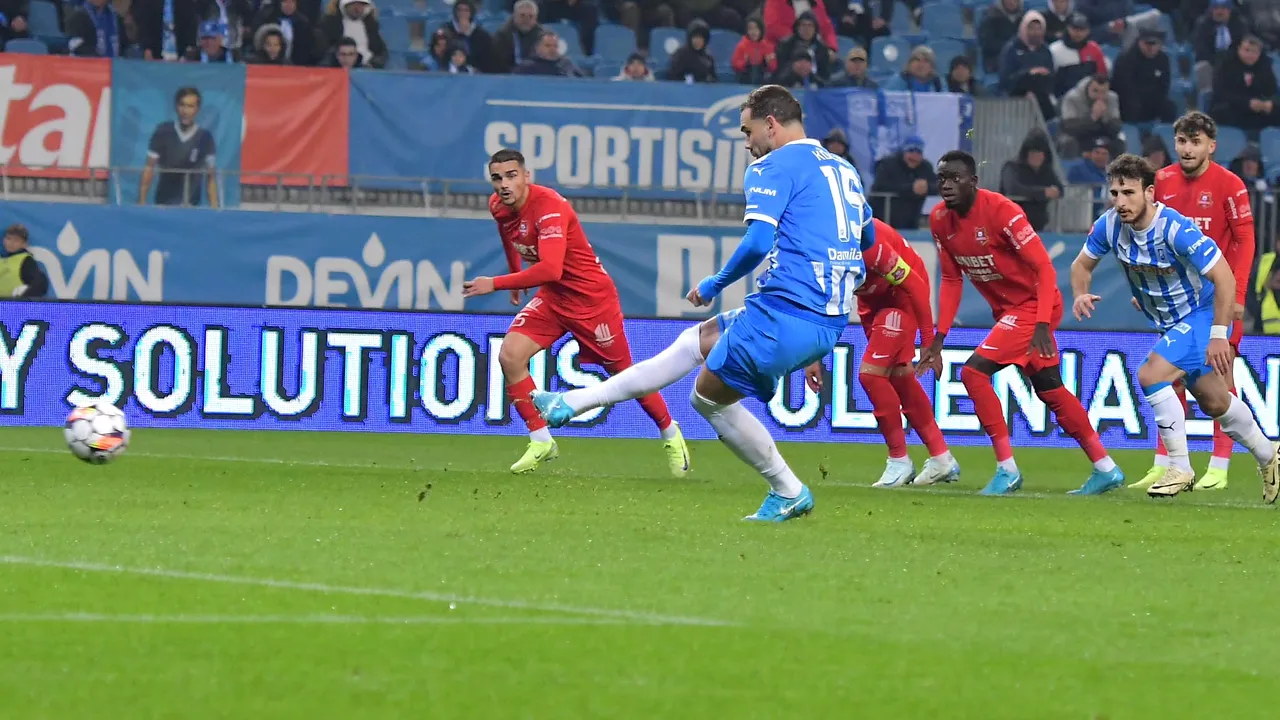 Craiova a prins roşu în obraji, după 3-1 cu Hermannstadt