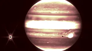 James Webb a fotografiat planeta Jupiter şi lunile sale  