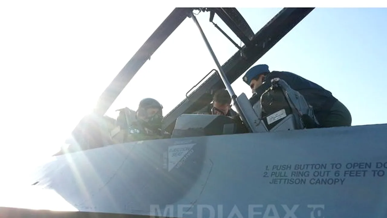 România discută cu SUA despre achiziţia celei de-a doua escadrile de avioane F16