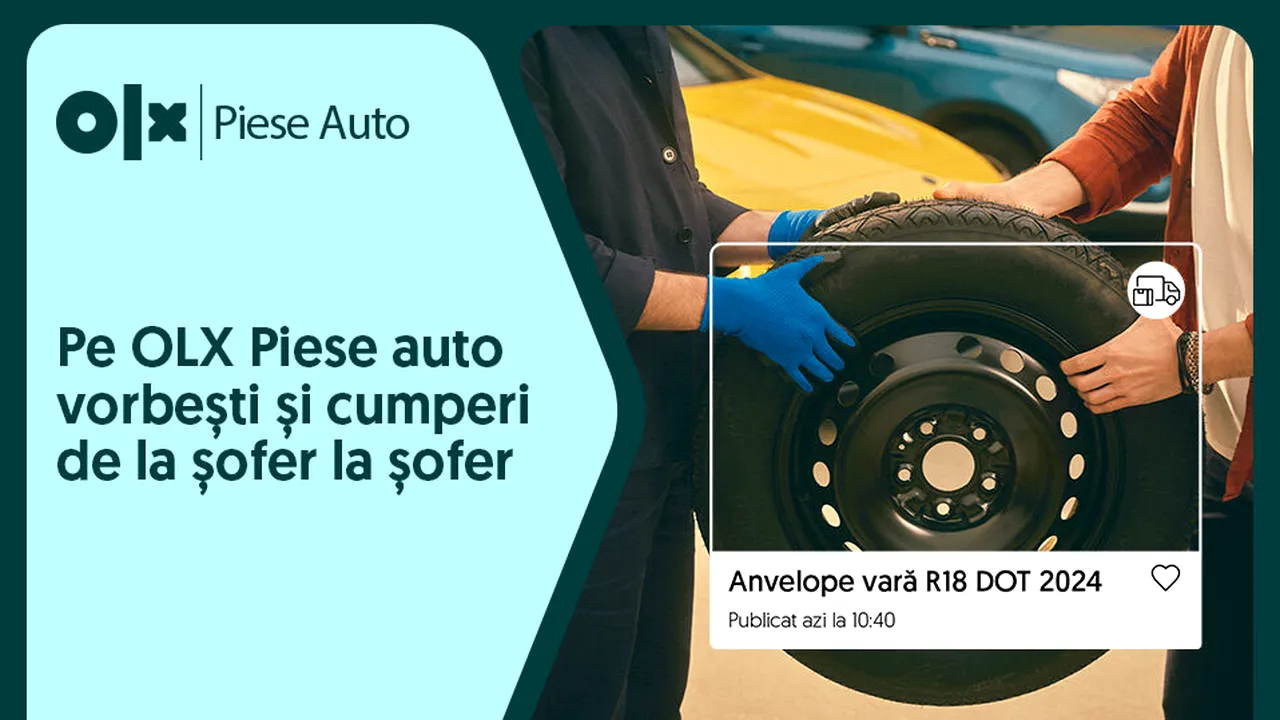 OLX, una dintre principalele platforme pentru achiziția de piese auto în România
