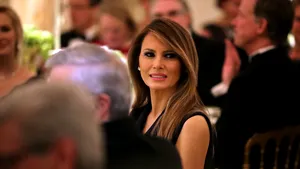 VIDEO Melania Trump, prima apariţie SINGURĂ ca Prima Doamnă