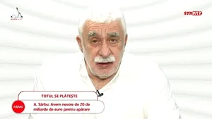 Adrian Sârbu: România are nevoie de o armată de 200.000 de militari şi tehnică şi tehnologii moderne