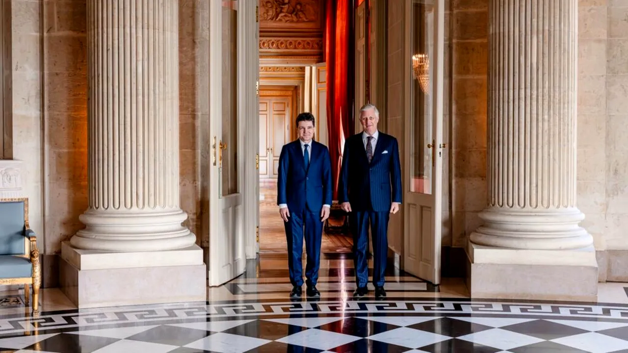 Nicușor Dan, întâlnire cu Regele Philippe al Belgiei