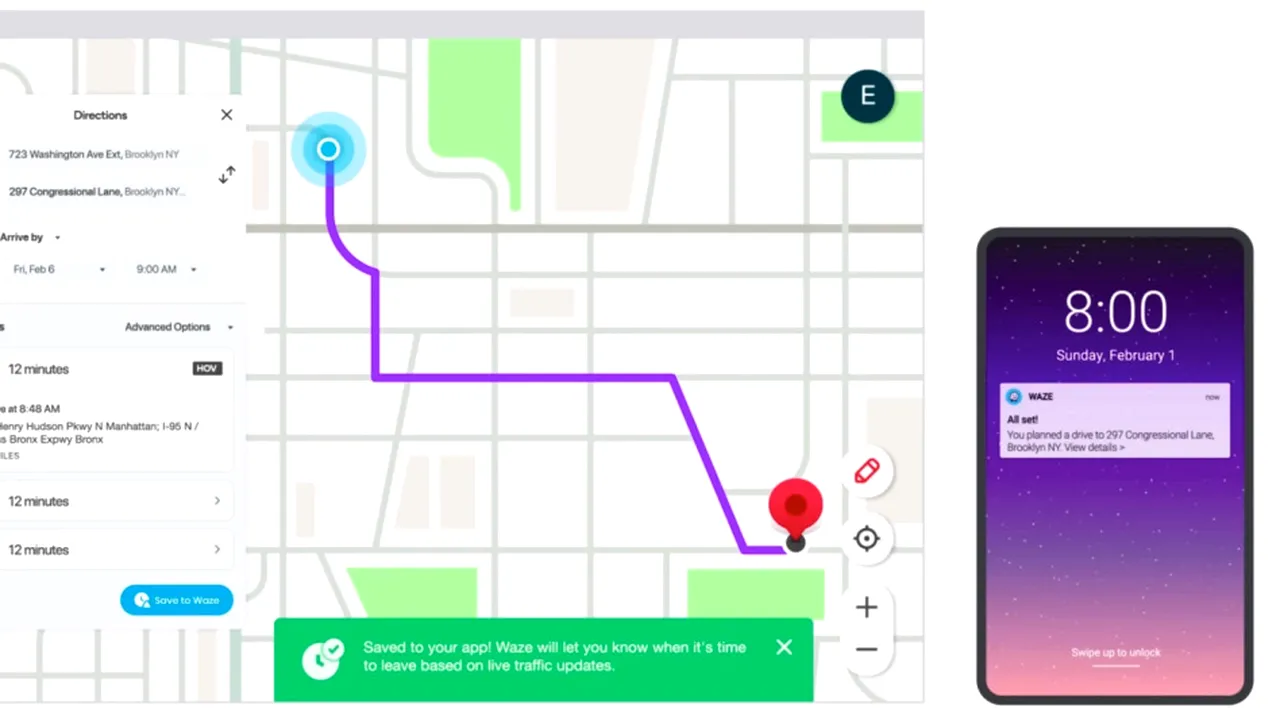 VIDEO | Waze devine mai bun: Aplicaţia de navigaţie împrumută o funcţie extrem de utilă de la Google Maps