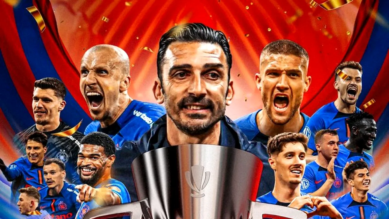 Superliga: FCSB este campioană, în urma remizei dintre Universitatea Craiova și CFR Cluj