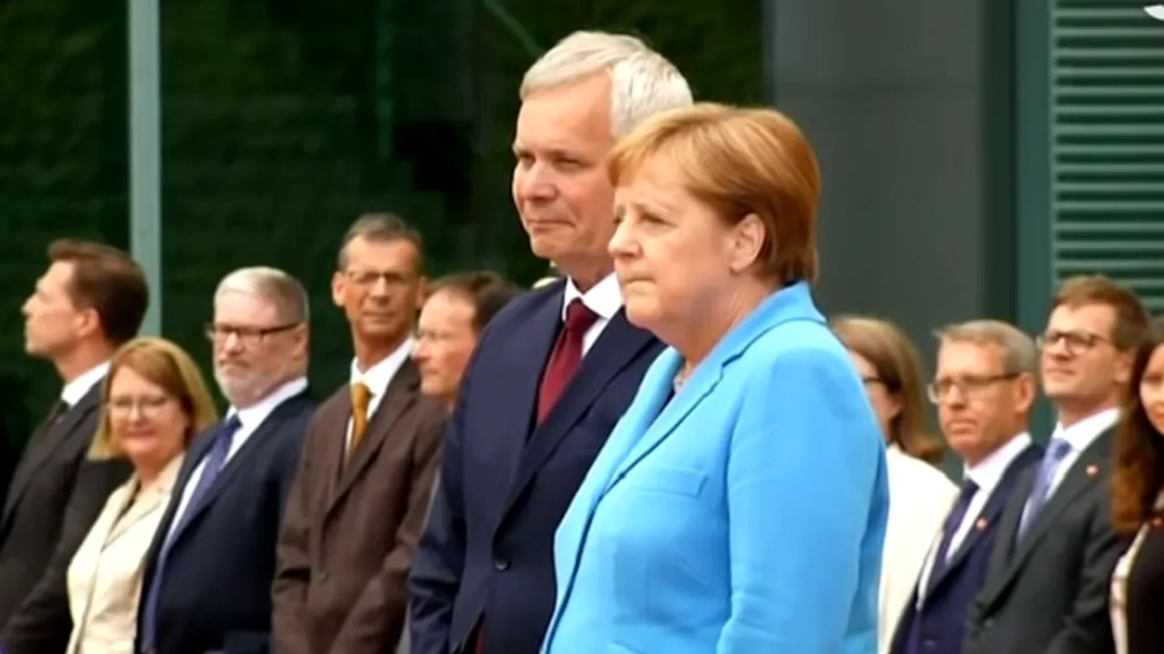 Angela Merkel, surprinsă tremurând necontrolat pentru a treia oară în ultimele săptămâni: 