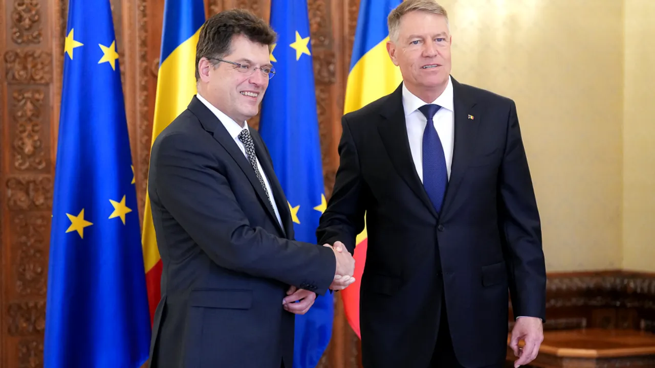 Iohannis, întâlnire cu Janez Lenarčič, comisarul pentru gestionarea crizelor, la un an de război